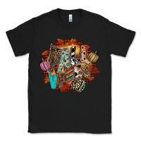 Black Fall Vibes Classic Tee - CowhideDigitalArt