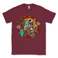 Burgundy Fall Vibes Classic Tee - CowhideDigitalArt