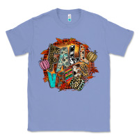 Colony Blue Fall Vibes Classic Tee - CowhideDigitalArt