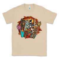 Mushroom Fall Vibes Classic Tee - CowhideDigitalArt