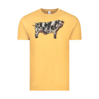 Vintage Mustard Spotted Pig Vintage Tee - LillyAllenDesigns