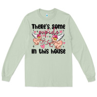 Matcha there's some cupid's in this house Long Sleeve Tee - MaliasSmallBusiness