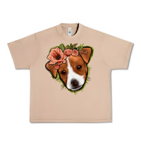 Burro jack russel floral Urban Heavy Tee - Jasminsmagicworld
