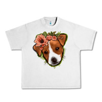 Lunar Rock jack russel floral Urban Heavy Tee - Jasminsmagicworld
