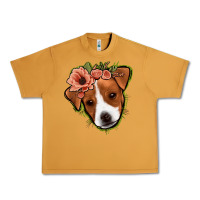 Peanut Butter jack russel floral Urban Heavy Tee - Jasminsmagicworld
