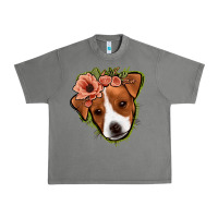 Tornado jack russel floral Urban Heavy Tee - Jasminsmagicworld