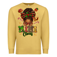Antique Gold mimi claus afro messy bun Premium Sweatshirt - texasbilliewilder