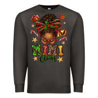 Smoke mimi claus afro messy bun Premium Sweatshirt - texasbilliewilder