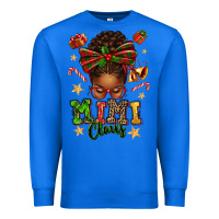 True Royal mimi claus afro messy bun Premium Sweatshirt - texasbilliewilder