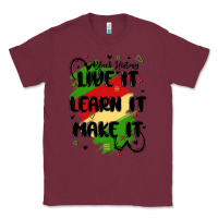 Burgundy 365 days Classic Tee - MaliasSmallBusiness
