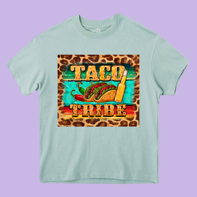 Taco Tribe Heavy Core Tee Designed By Barkaloodesign