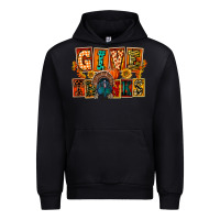 Black Give Thanks Thanksgiving Urban Hoodie - FaDigitalArtStudio