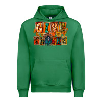 Emerald Give Thanks Thanksgiving Urban Hoodie - FaDigitalArtStudio