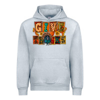 Heather Grey Give Thanks Thanksgiving Urban Hoodie - FaDigitalArtStudio