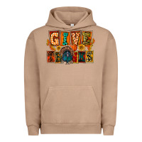 Pigment Burro Give Thanks Thanksgiving Urban Hoodie - FaDigitalArtStudio