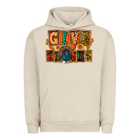 Pigment French Oak Give Thanks Thanksgiving Urban Hoodie - FaDigitalArtStudio