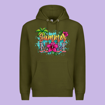 Summer Mom Premium Hoodie Designed By Howdyjamesfarm