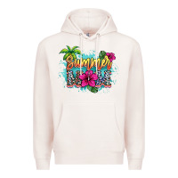 Pale Pink Summer Mom Premium Hoodie - HowdyJamesFarm