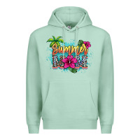 Seafoam Summer Mom Premium Hoodie - HowdyJamesFarm