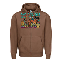 Chestnut and they call the thing rodeo Zipper Hoodie - Artiststas