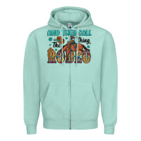 And They Call The Thing Rodeo Zipper Hoodie | Teevron