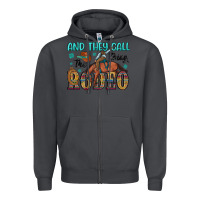 Smoke and they call the thing rodeo Zipper Hoodie - Artiststas