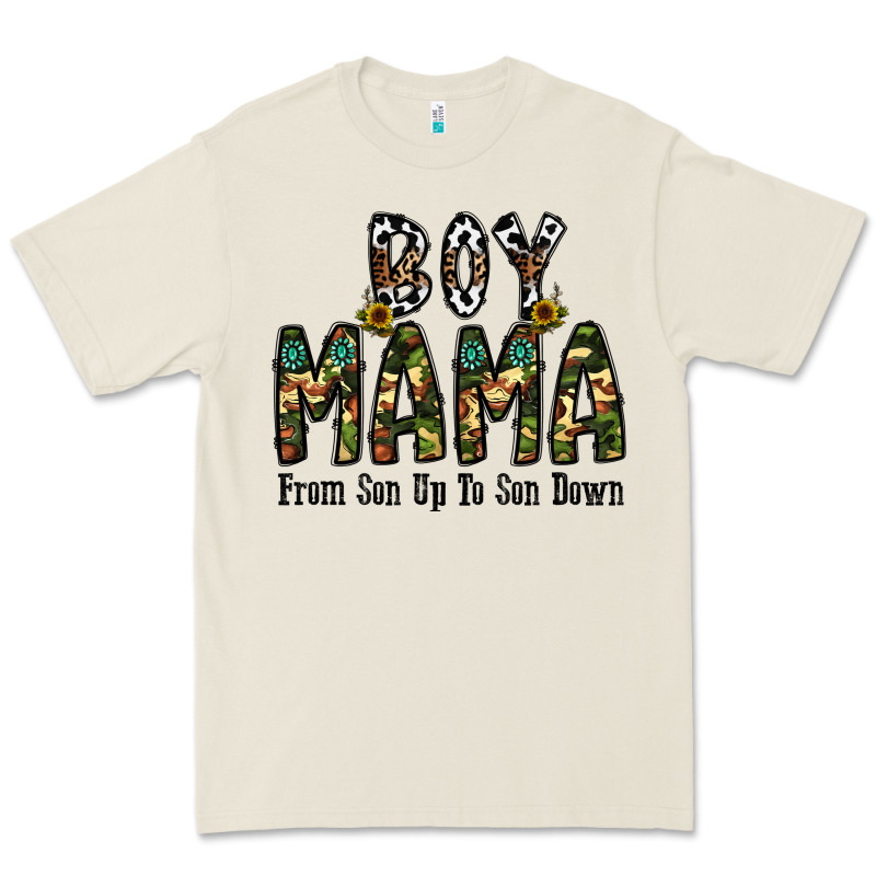 Boy Mama From Son Up To Son Down Premium Tee by CowhideDigitalArt | Teevron