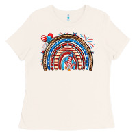 Bone American rainbow Ladies Tee - Neo Western