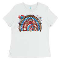 White American rainbow Ladies Tee - Neo Western