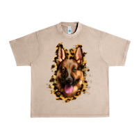 French Oak german shepherd leopard background Urban Heavy Tee - Jasminsmagicworld