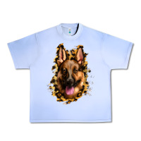 Grape Ice german shepherd leopard background Urban Heavy Tee - Jasminsmagicworld