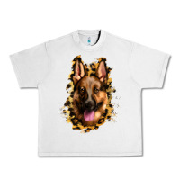 Lunar Rock german shepherd leopard background Urban Heavy Tee - Jasminsmagicworld