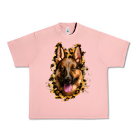 Salmon german shepherd leopard background Urban Heavy Tee - Jasminsmagicworld