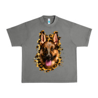 Tornado german shepherd leopard background Urban Heavy Tee - Jasminsmagicworld