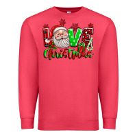 Cardinal love christmas santa Premium Sweatshirt - texasbilliewilder