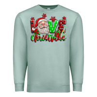 Seafoam love christmas santa Premium Sweatshirt - texasbilliewilder