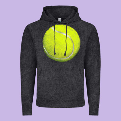 Tennis Bal Vintage Hoodie Designed By Barkaloodesign