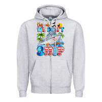 Heather Grey this week we don't give a ship Zipper Hoodie - Artiststas