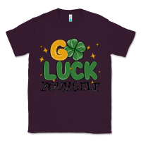 Plum go luck yourself Classic Tee - MaliasSmallBusiness