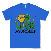 True Royal go luck yourself Classic Tee - MaliasSmallBusiness
