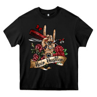 Black hair hustler 3 Heavy Core Tee - SublimationCraftShop