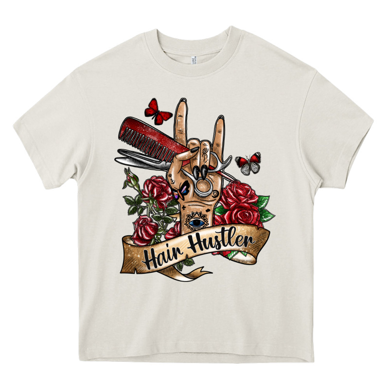 Hair Hustler 3 Heavy Core Tee by SublimationCraftShop | Teevron