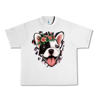 Lunar Rock french bulldog floral Urban Heavy Tee - Jasminsmagicworld