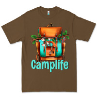 Cacao camp life camp backpack Premium Tee - AdoDesignShop
