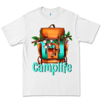 White camp life camp backpack Premium Tee - AdoDesignShop