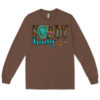 Chestnut western howdy honey arrow gemstone Long Sleeve Tee - NancyCooperArtShop