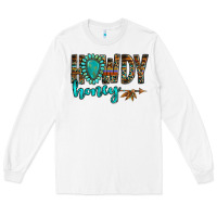 White western howdy honey arrow gemstone Long Sleeve Tee - NancyCooperArtShop