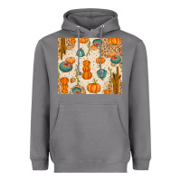 Storm Fall Pumpkins Heavyweight Hoodie - texasbilliewilder