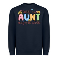 Navy being an aunt makes my life complete Heavyweight Sweatshirt - MaliasSmallBusiness