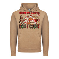 Vintage Coffee Christmas Calories don't count Christmas tree cake Vintage Hoodie - Jasminsmagicworld